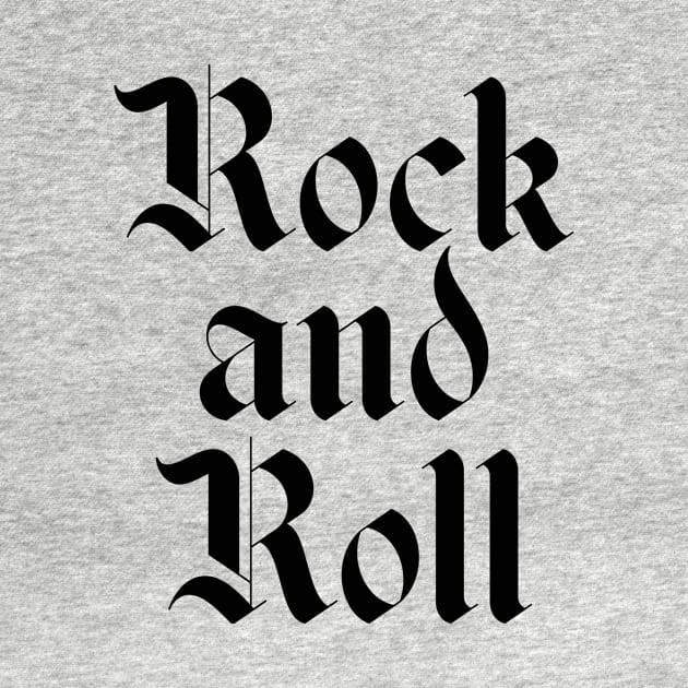 Rock and roll logo by lkn